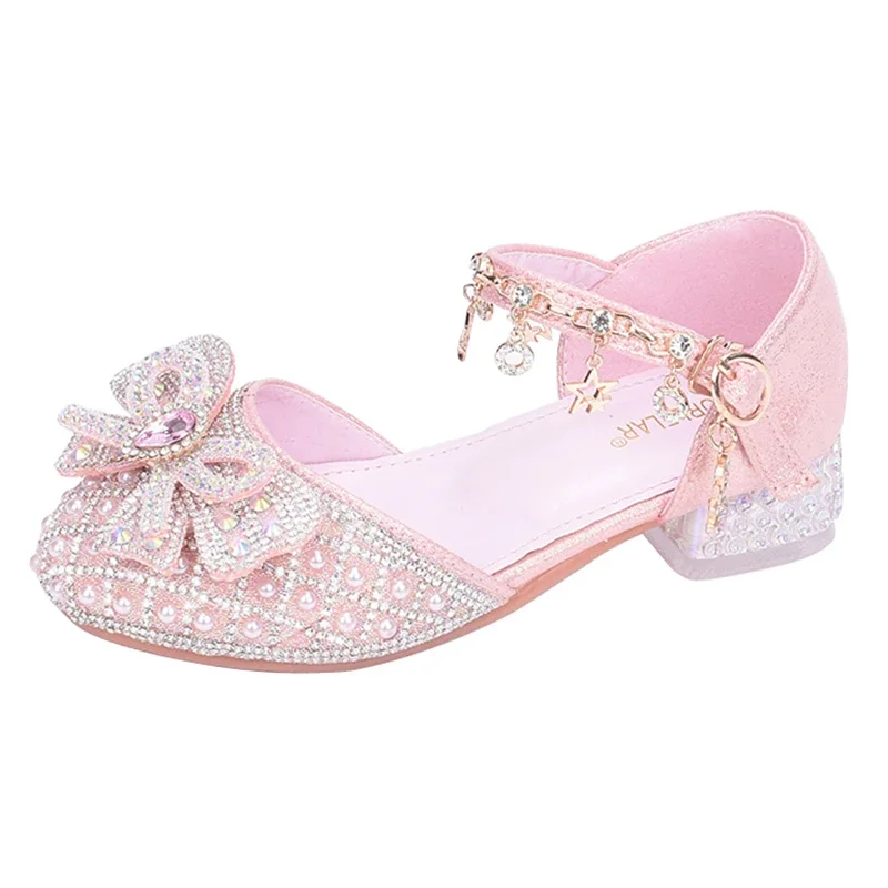 Girls' Princess Shoes Children's Performance High Heels Rhinestone Tassel Crystal Shoes Summer New Fashion Bow Girls' Sandals
Girls' Princess Shoes Children's Performance High Heels Rhinestone Tassel Crystal Shoes Summer New Fashion Bow Girls' Sandals