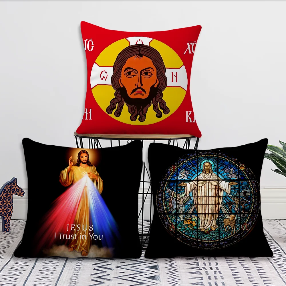Religious B-elief in Jesus Decoration Room Home Sofa living Office Car Nordic Simplicity Pillow Cover
Religious B-elief in Jesus Decoration Room Home Sofa living Office Car Nordic Simplicity Pillow Cover