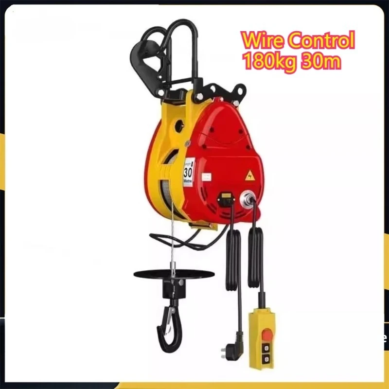 Portable Electric Wire Rope Hoist 180kg Load Capacity 30M Cable Remote Control Double Hook Small Crane for Household Use
Portable Electric Wire Rope Hoist 180kg Load Capacity 30M Cable Remote Control Double Hook Small Crane for Household Use