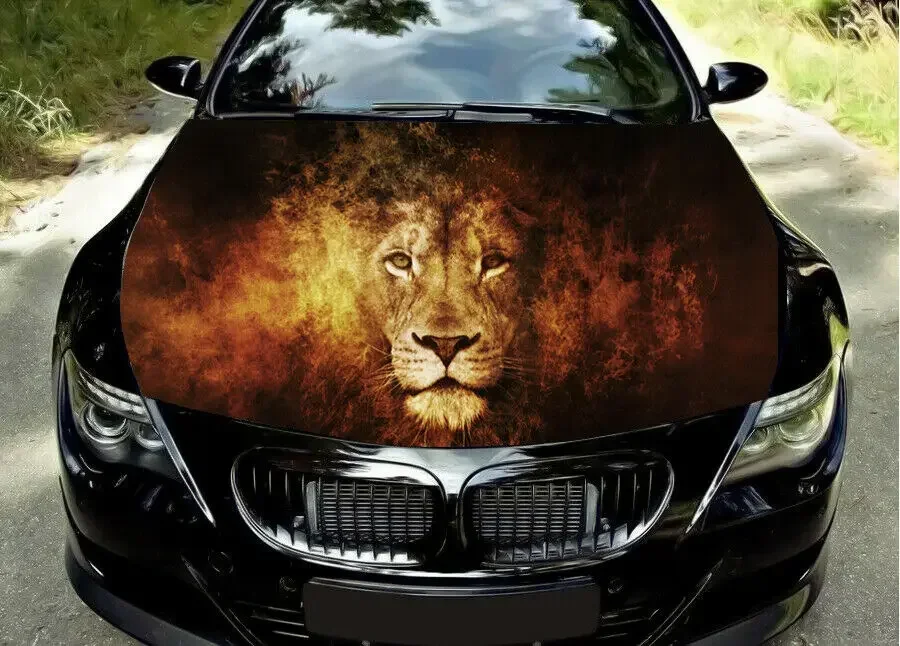 «LION OF FIRE'- наклейка на капот автомобиля, полноцветная графика, виниловая наклейка
«LION OF FIRE'- наклейка на капот автомобиля, полноцветная графика, виниловая наклейка