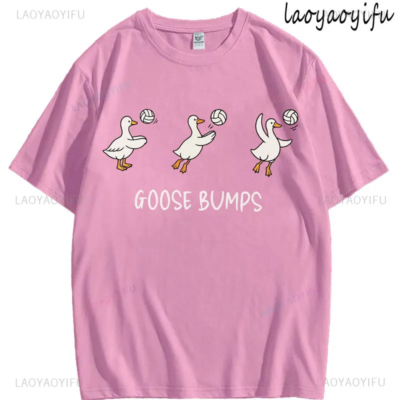 Goose Bumps Volleyball TShirt Funny Volleyball Team Tee Cute Volleyball Player Tops Women Trending Fashion Breathable O-neck Tee
Goose Bumps Volleyball TShirt Funny Volleyball Team Tee Cute Volleyball Player Tops Women Trending Fashion Breathable O-neck Tee