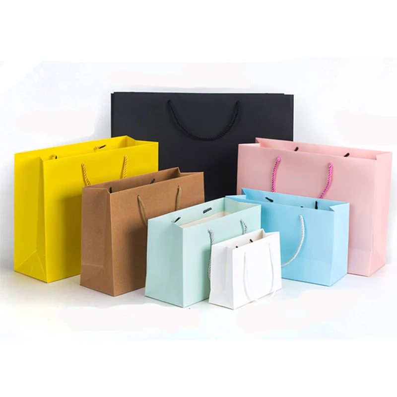 15 pcs multi-color paper bag with handles DIY Multifunction Festival gift bag wedding party gift kraft paper bags
15 pcs multi-color paper bag with handles DIY Multifunction Festival gift bag wedding party gift kraft paper bags