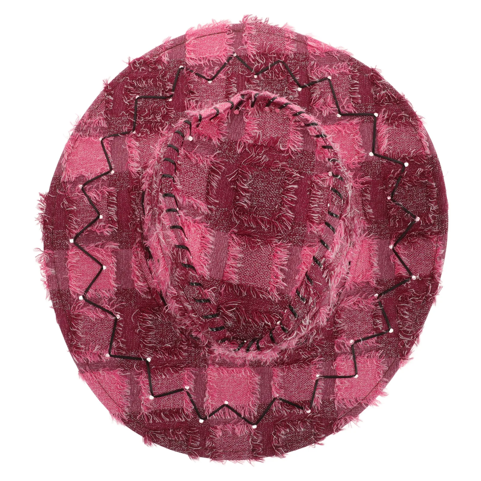 s Cowboy Hat Pink Frayed Edge UV Protection Women Men Outdoor Sun Hat Beach Trendy Fishing Hats
s Cowboy Hat Pink Frayed Edge UV Protection Women Men Outdoor Sun Hat Beach Trendy Fishing Hats
