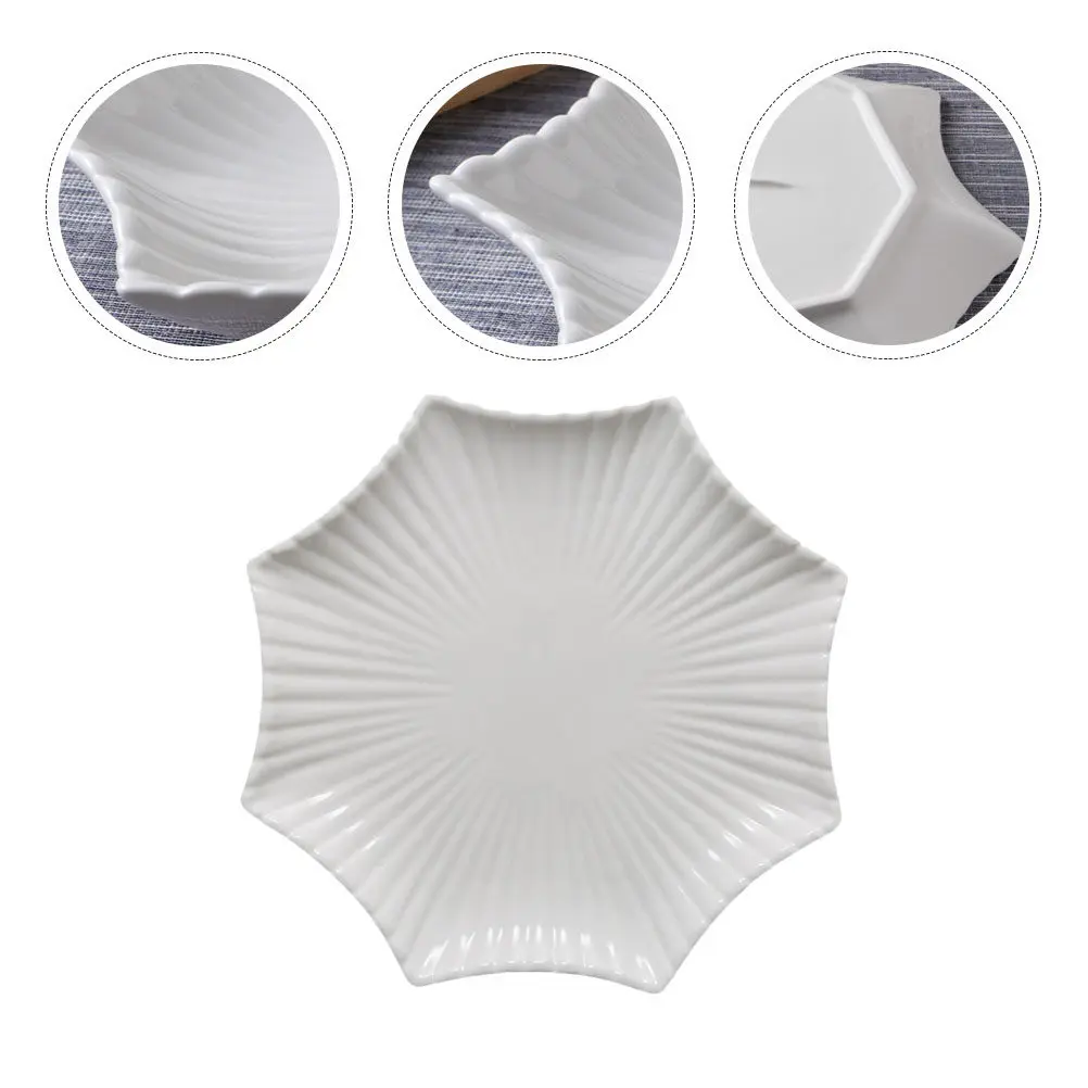 1Pcs Ceramic Display Plate Creative Sea Star Design Multi Functional for Kitchen and Home Decor White Cake Dish
1Pcs Ceramic Display Plate Creative Sea Star Design Multi Functional for Kitchen and Home Decor White Cake Dish