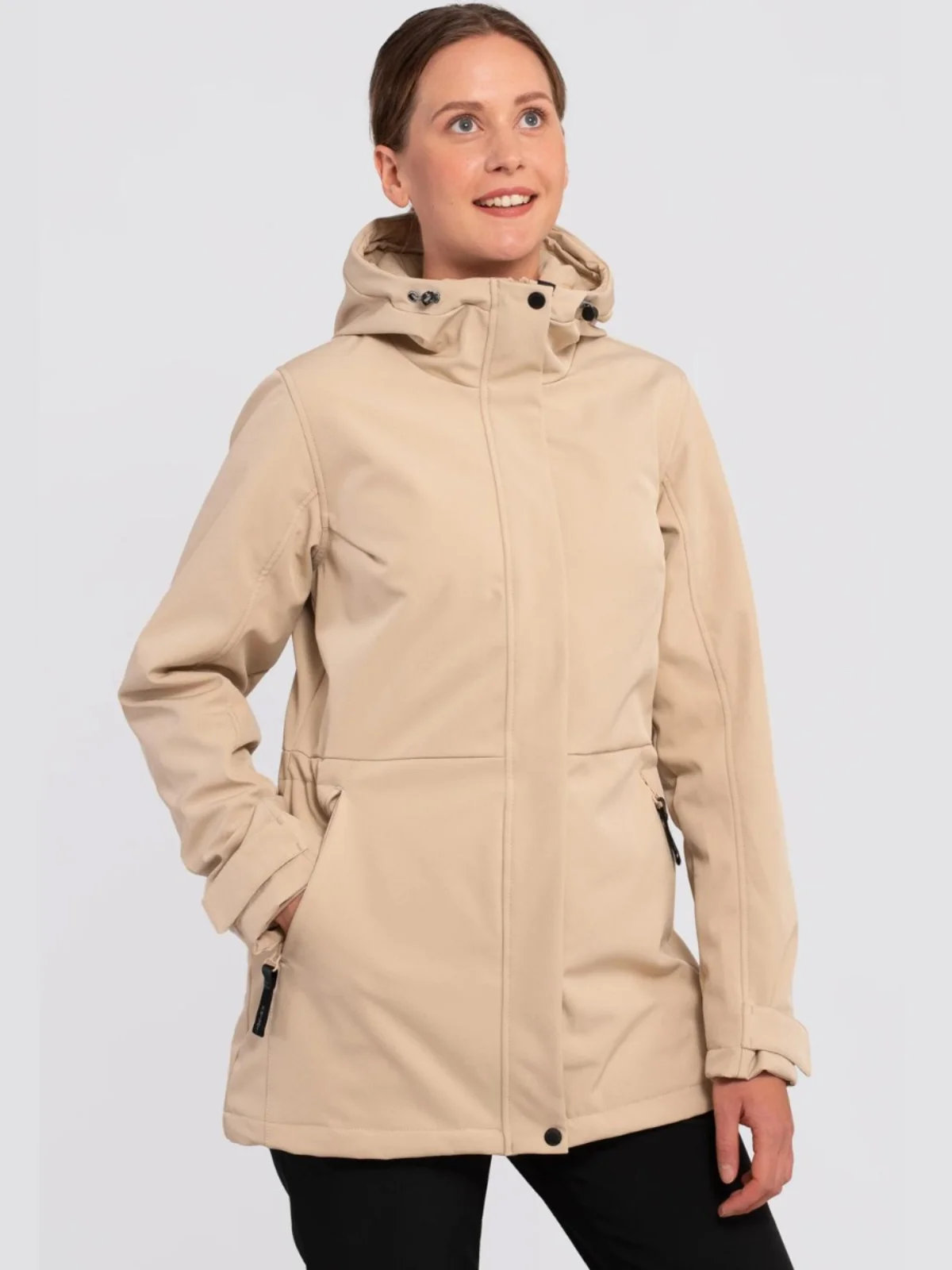 Nordic Hooded Windproof Waterproof Warm Slim Soft Outdoor Women's Coat Autumn Winter Long Sleeve Zipper Polyester Fiber
Nordic Hooded Windproof Waterproof Warm Slim Soft Outdoor Women's Coat Autumn Winter Long Sleeve Zipper Polyester Fiber