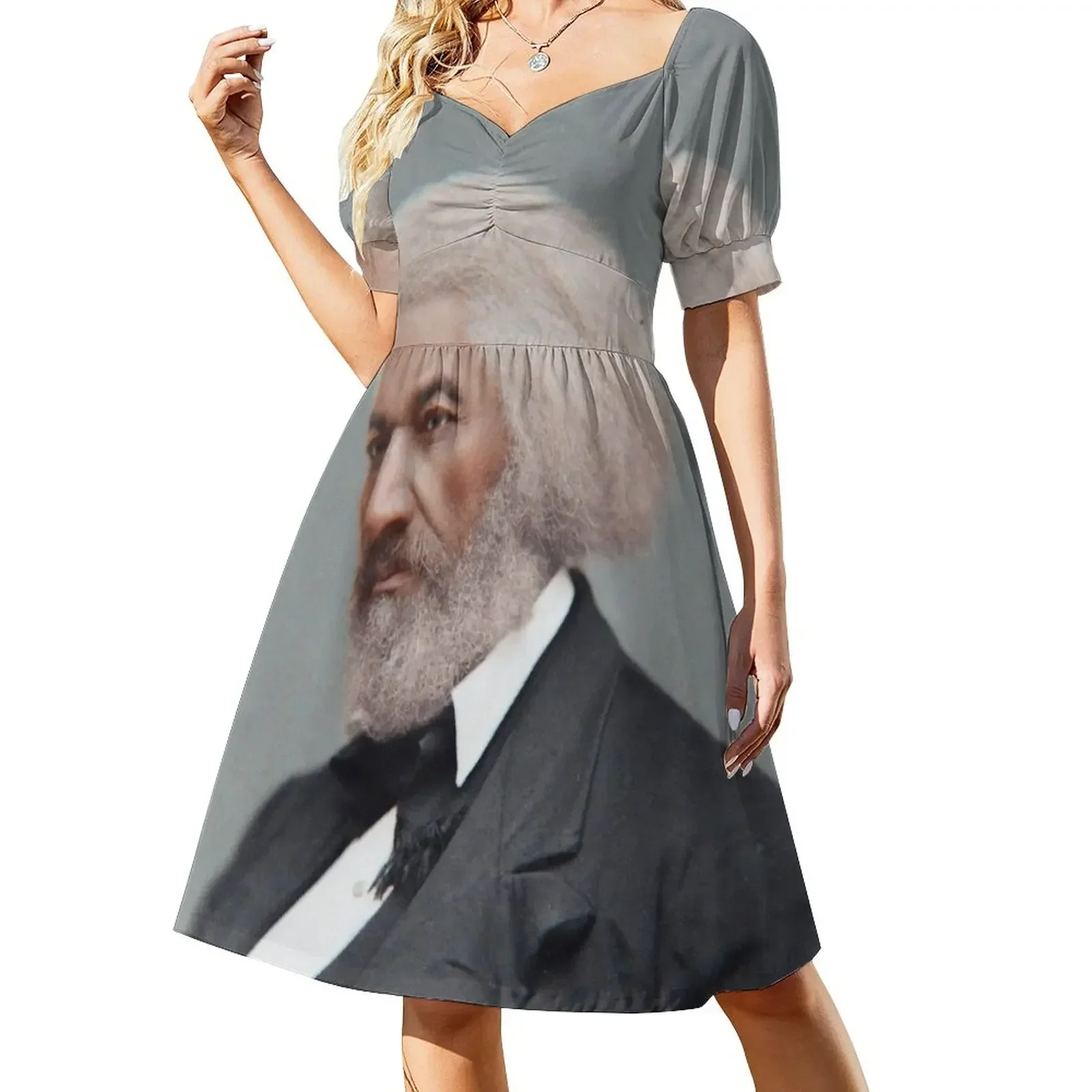 Frederick Douglass 1876 Short-Sleeved Dress dresses ladies 2025 summer clothes chic and elegant woman dress Dress
Frederick Douglass 1876 Short-Sleeved Dress dresses ladies 2025 summer clothes chic and elegant woman dress Dress