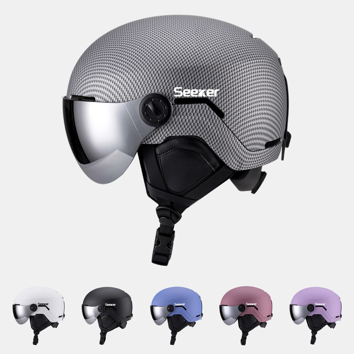 Seeker Adult Ski Helmet Men's and Women's Winter Outdoor Ski Helmet Children's Snowboard Sports Helmets with Mask Ski Equipment
Seeker Adult Ski Helmet Men's and Women's Winter Outdoor Ski Helmet Children's Snowboard Sports Helmets with Mask Ski Equipment