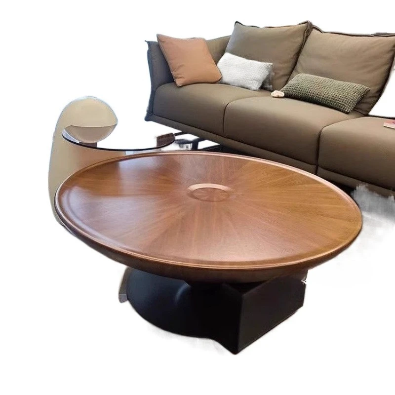 Light luxury minimalist round flying saucer coffee table small apartment modern living room coffee table designer Italian Chines
Light luxury minimalist round flying saucer coffee table small apartment modern living room coffee table designer Italian Chines