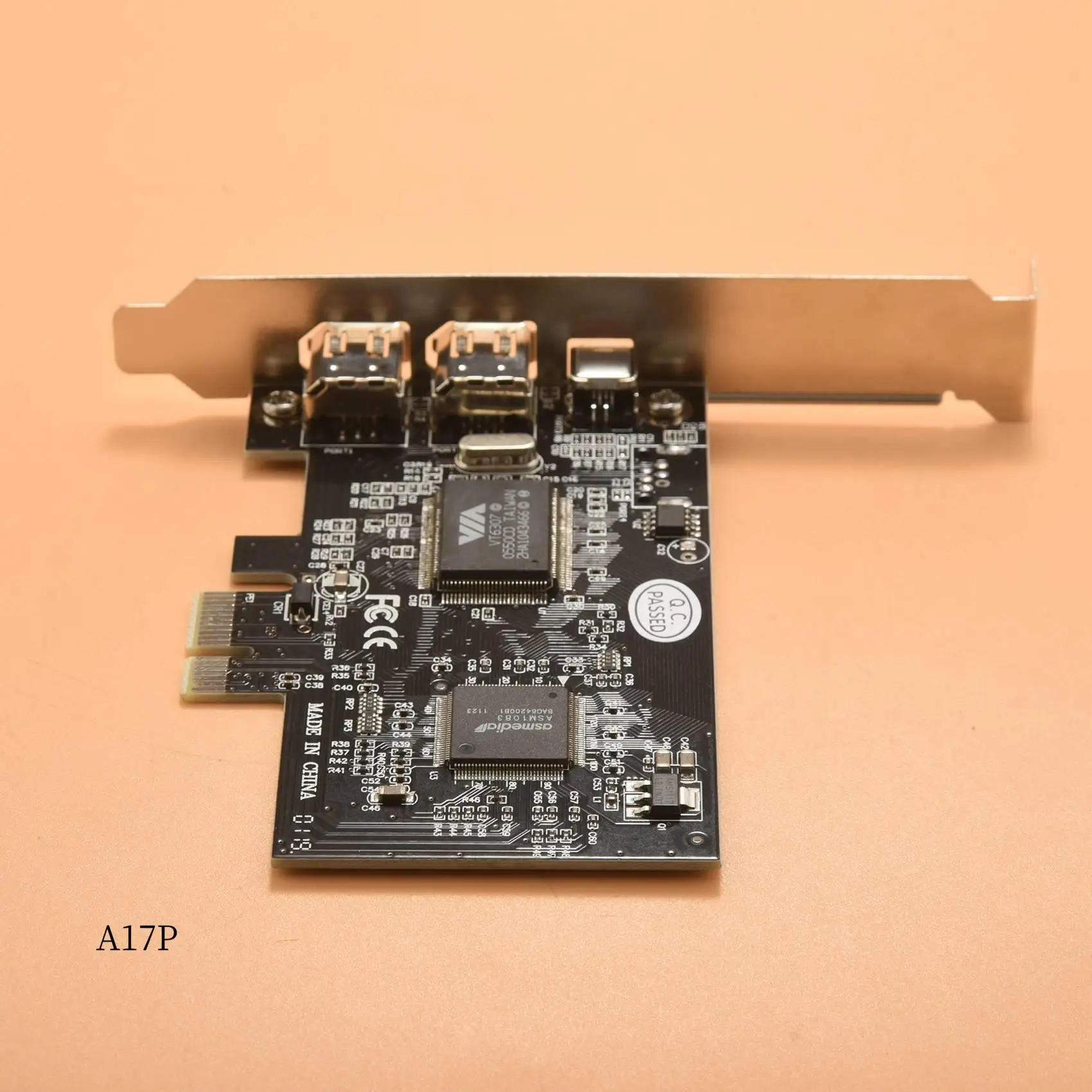 AP-PCI Express X1 PCI-E Firewire 1394A IEEE1394 Controller Card 3 Port For Desktop
AP-PCI Express X1 PCI-E Firewire 1394A IEEE1394 Controller Card 3 Port For Desktop