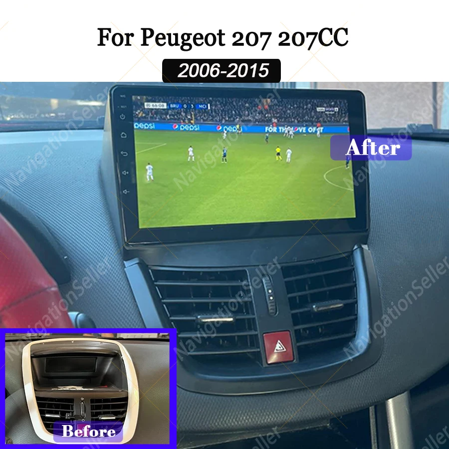 For Peugeot 207 207CC 2006-2015 Autoradio Android Touch Screen Gps Navigation Carplay Auto Stereo Multimedia Bluetooth DAB DSP
For Peugeot 207 207CC 2006-2015 Autoradio Android Touch Screen Gps Navigation Carplay Auto Stereo Multimedia Bluetooth DAB DSP