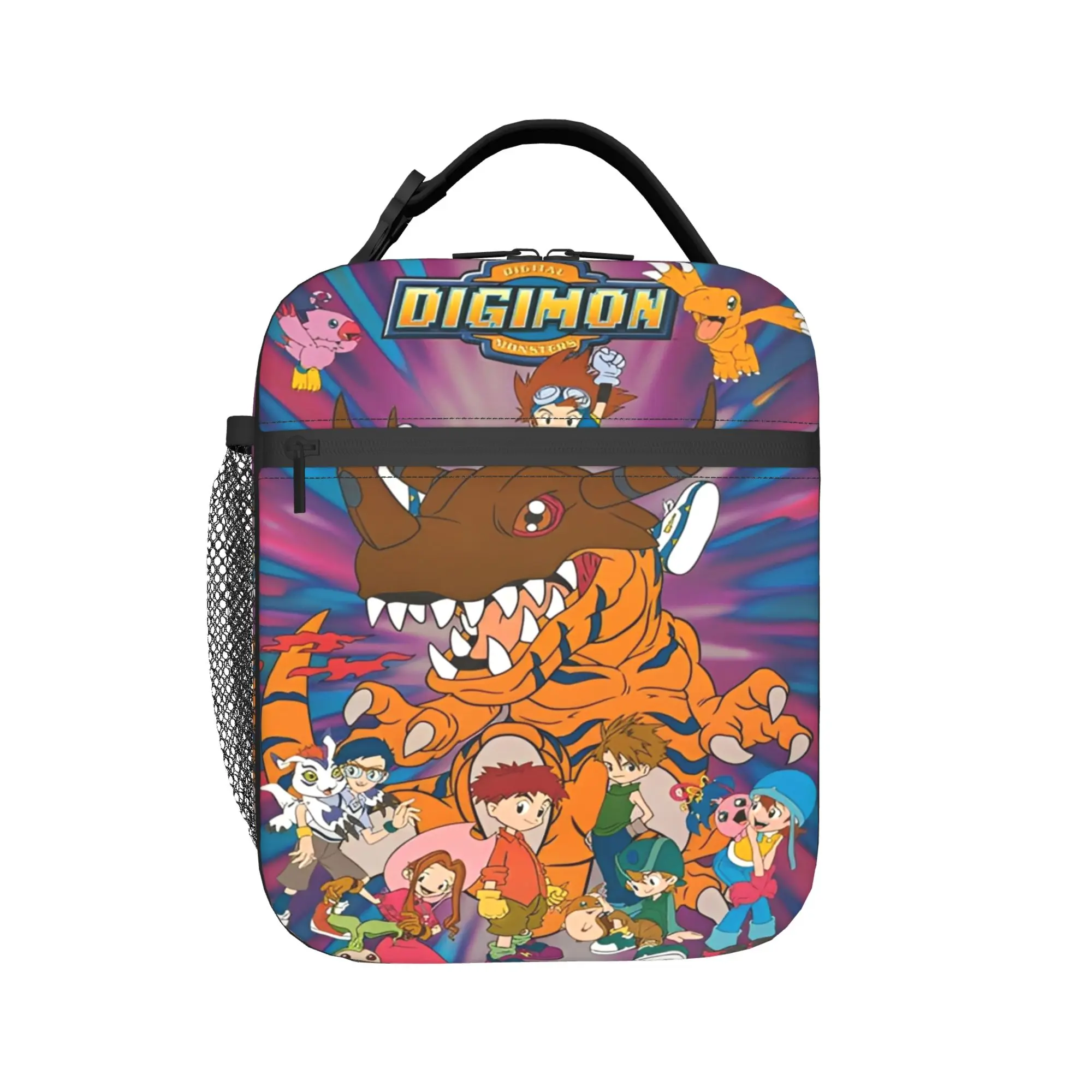 Insulated Lunch Bag Digital Monster Digimon Accessories Lunch Container Causal Thermal Cooler Bento Box For Outdoor
Insulated Lunch Bag Digital Monster Digimon Accessories Lunch Container Causal Thermal Cooler Bento Box For Outdoor