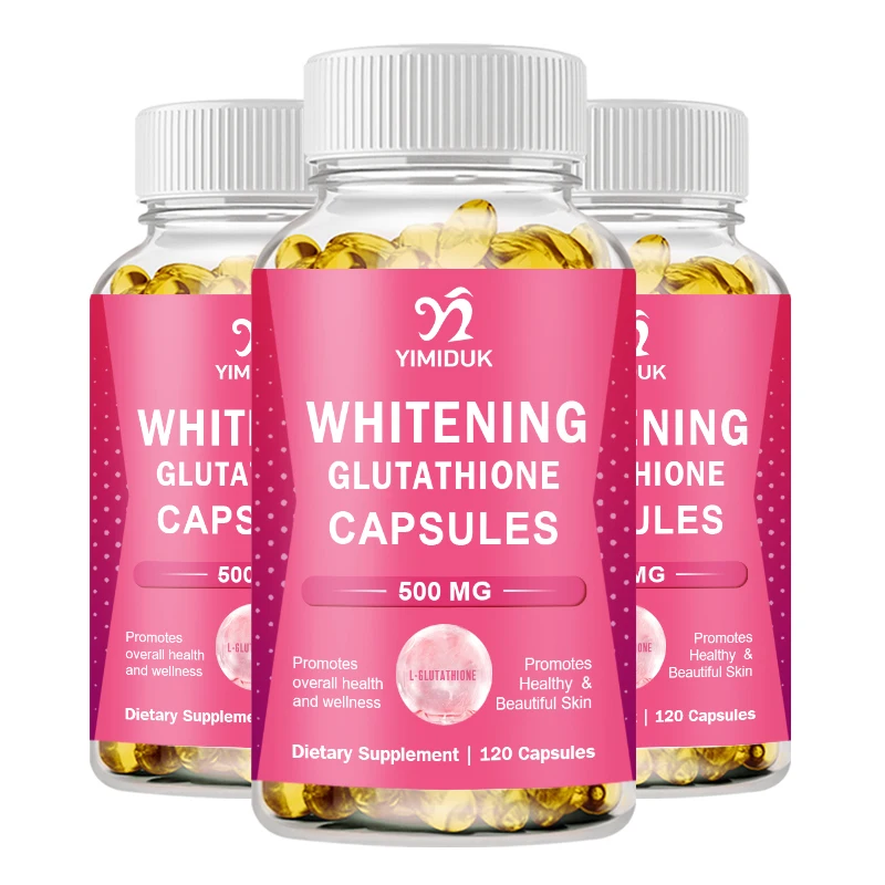 Skin Whitening Glutathione Capsules - Anti-wrinkle, Anti-cellular Aging, Antioxidant, Reduce Dark Spots and Pigmentation
Skin Whitening Glutathione Capsules - Anti-wrinkle, Anti-cellular Aging, Antioxidant, Reduce Dark Spots and Pigmentation