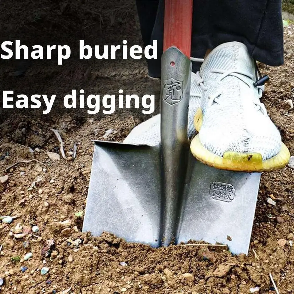 High Carbon Steel Shovel Outdoor Garden Tools Digging Tree For Planting Flowers Spade Garden Weeding Equipment Landscaping T3H9
High Carbon Steel Shovel Outdoor Garden Tools Digging Tree For Planting Flowers Spade Garden Weeding Equipment Landscaping T3H9