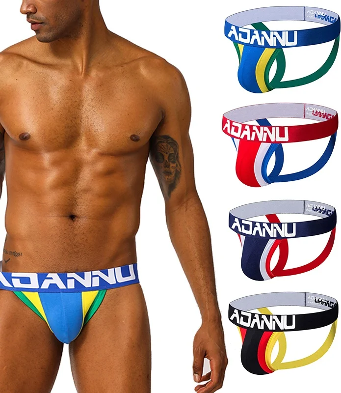 ADANNU Brand Men Underwear Sexy Men Briefs Gay Cotton Male Panties Cueca Tanga Breathable U Pouch Comfortable Underpants AD14
ADANNU Brand Men Underwear Sexy Men Briefs Gay Cotton Male Panties Cueca Tanga Breathable U Pouch Comfortable Underpants AD14