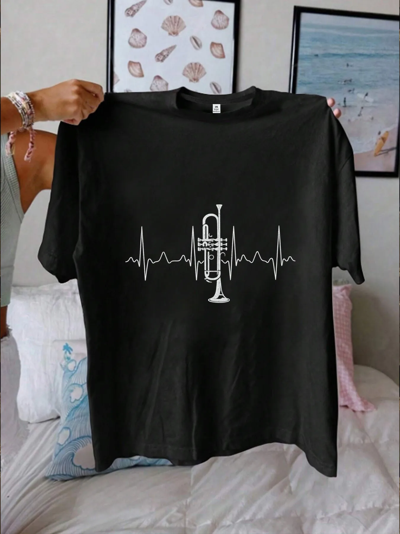 【018961】Женская футболка больших размеров с круглым вырезом и короткими рукавами, эластичными полурукавами и модными принтами
【018961】Женская футболка больших размеров с круглым вырезом и короткими рукавами, эластичными полурукавами и модными принтами