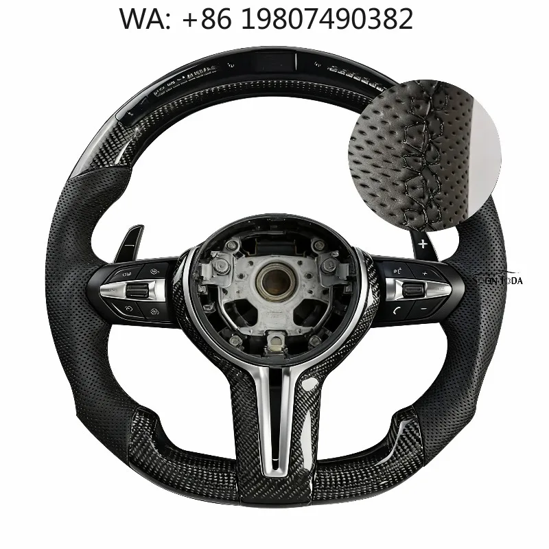 Premium Alcantara & Carbon Fiber Hybrid Steering Wheel Custom Refit Accessory Ergonomic Grip For Different Series Vehicle Chassi
Premium Alcantara & Carbon Fiber Hybrid Steering Wheel Custom Refit Accessory Ergonomic Grip For Different Series Vehicle Chassi