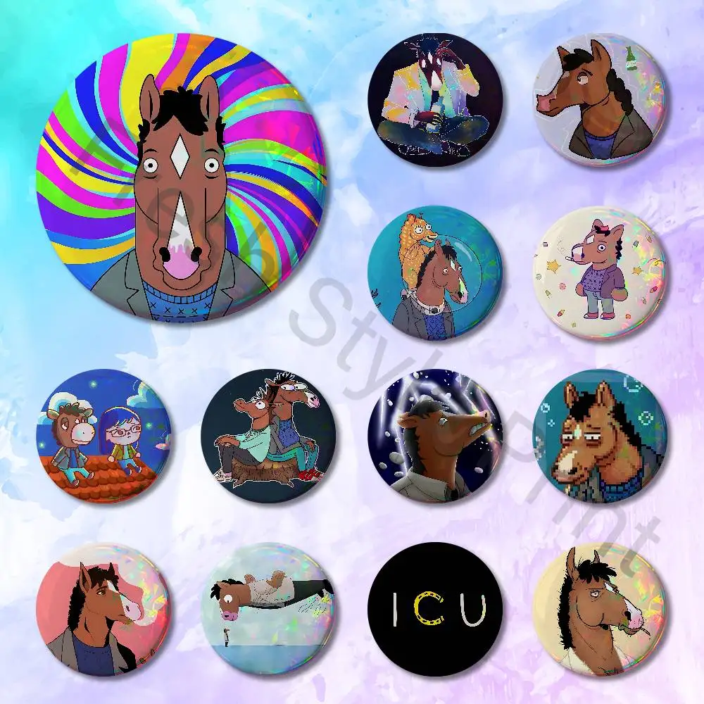 B-BoJack H-Horseman 58mm 44mm HD Print Brooch Badges Pretty Derby Round Display Brooches Lapel Pins
B-BoJack H-Horseman 58mm 44mm HD Print Brooch Badges Pretty Derby Round Display Brooches Lapel Pins