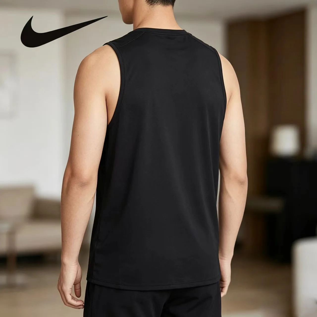 NIKE Men's Dri-FIT Round Neck Sport Casual Breathable Sleeveless Tank Top HJ4169-010
NIKE Men's Dri-FIT Round Neck Sport Casual Breathable Sleeveless Tank Top HJ4169-010