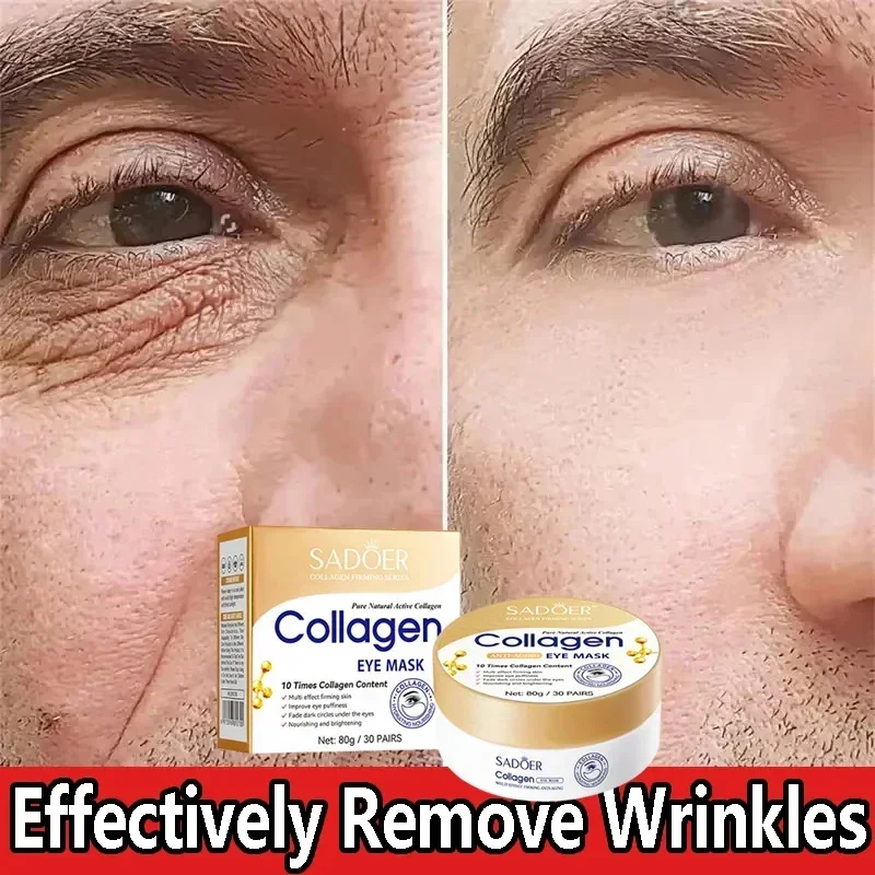 Collagen Eye Mask Wrinkle Remove Eyes Patches Firming Lifting Fade Fine Lines Hyaluronic Acid Moisturizing Smooth Eye Skin Care
Collagen Eye Mask Wrinkle Remove Eyes Patches Firming Lifting Fade Fine Lines Hyaluronic Acid Moisturizing Smooth Eye Skin Care