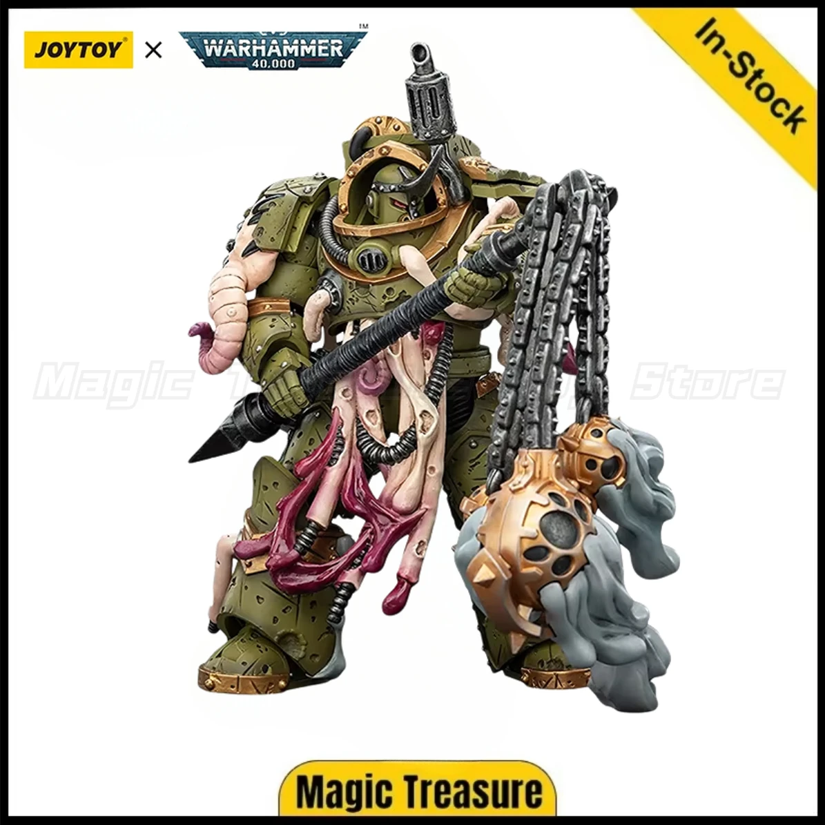 【In stock】JOYTOY Warhammer 40K Death Guard Blightlord Terminator 2 with Flail of Corruption 1/18 Action Figure Model Toy
【In stock】JOYTOY Warhammer 40K Death Guard Blightlord Terminator 2 with Flail of Corruption 1/18 Action Figure Model Toy