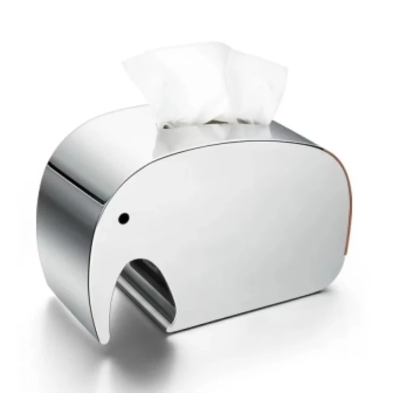 Hot Sale Sustainable Stainless Steel Elephant Tissue Box Modern Simple Animal Style Decorative Napkin Rack Living Room
Hot Sale Sustainable Stainless Steel Elephant Tissue Box Modern Simple Animal Style Decorative Napkin Rack Living Room