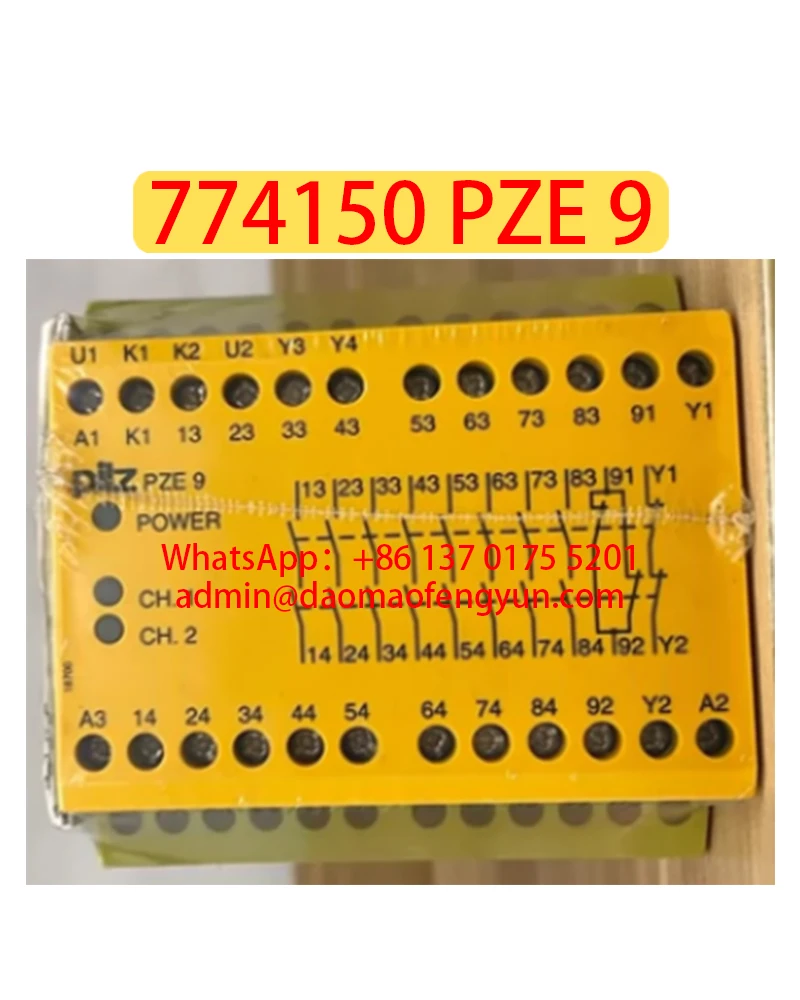 774150 PZE 9 Brand New Safety Relays,Fast shipping
774150 PZE 9 Brand New Safety Relays,Fast shipping