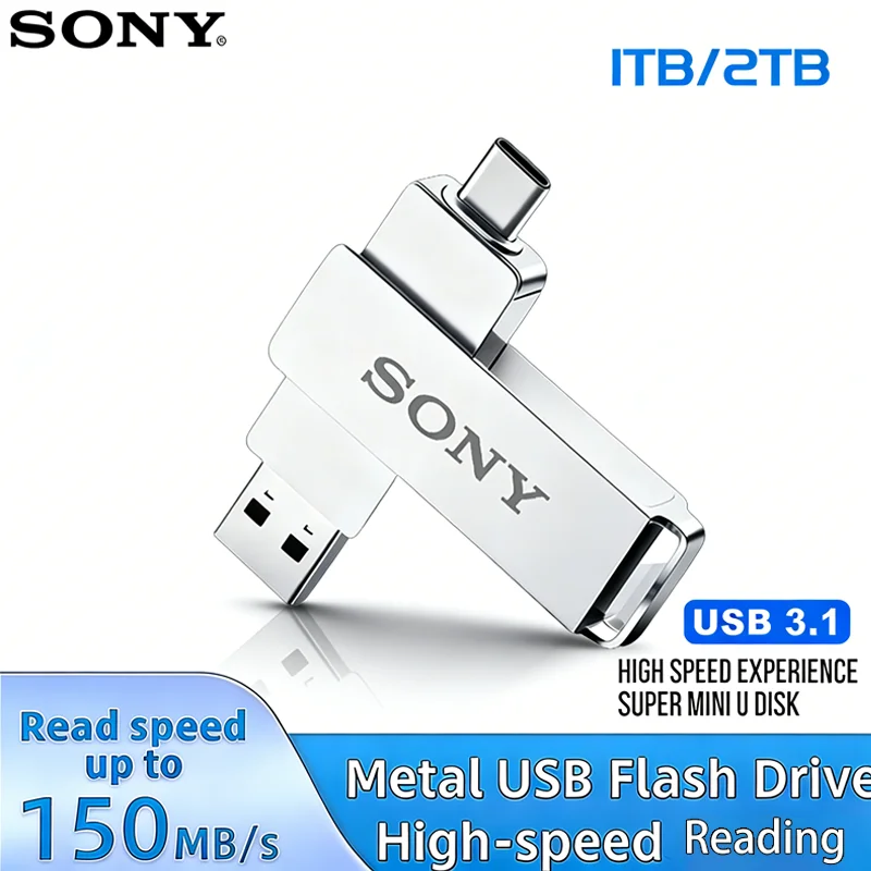 Металлическая флешка SONY Type-C 16 ТБ USB 3.1, высокоскоростная, 2 ТБ, 32 ТБ, 4 ТБ, для мобильных телефонов и ПК, водонепроницаемая, для передачи данных
Металлическая флешка SONY Type-C 16 ТБ USB 3.1, высокоскоростная, 2 ТБ, 32 ТБ, 4 ТБ, для мобильных телефонов и ПК, водонепроницаемая, для передачи данных 