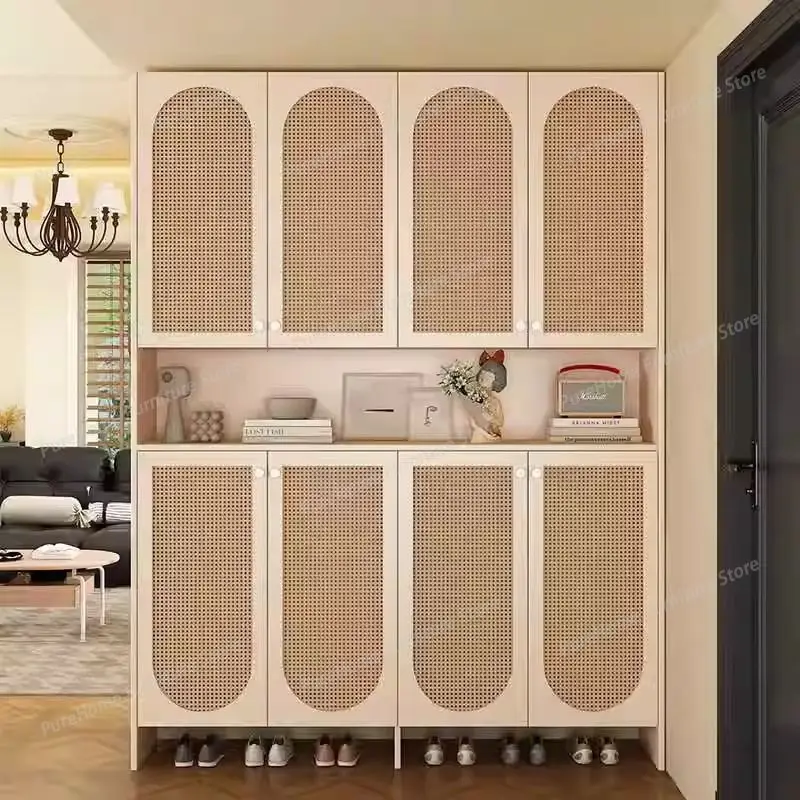 Modern Living Room Shoe Cabinet Wooden Shelves Storage Cupboard Rattan Shoe Shelf Bedroom Designer Muebles Entrance Furniture
Modern Living Room Shoe Cabinet Wooden Shelves Storage Cupboard Rattan Shoe Shelf Bedroom Designer Muebles Entrance Furniture