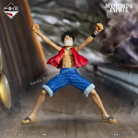In Stock BANDAI Original ONE PIECE Ichiban KUJI Luffy Enel Rob Lucci Sir Crocodile PVC Anime Action Figures Model Toys Gifts