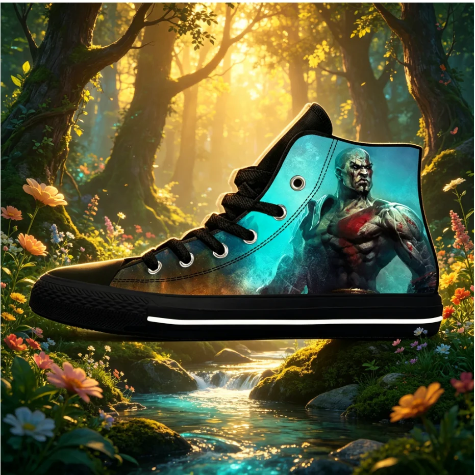 God of War Adventure Game High Top Sneakers Mesh Breathable Soft Sole Unisex Casual Sneakers
God of War Adventure Game High Top Sneakers Mesh Breathable Soft Sole Unisex Casual Sneakers