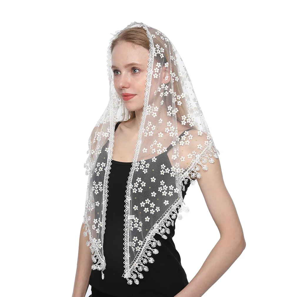 Women Triangle Tassel Scarf Embroidered Lace Solid Color Shawls Veil Fashion Lightweight Prayer Hijab 160*50cm
Women Triangle Tassel Scarf Embroidered Lace Solid Color Shawls Veil Fashion Lightweight Prayer Hijab 160*50cm