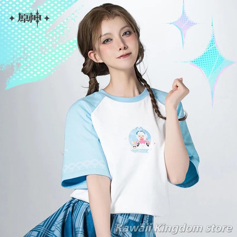 Game Mihoyo Genshin Impact Figures Mualani T-shirt Cosplay Costume Anime Role Play Cartoon Men Women Short Sleeve Tee
Game Mihoyo Genshin Impact Figures Mualani T-shirt Cosplay Costume Anime Role Play Cartoon Men Women Short Sleeve Tee