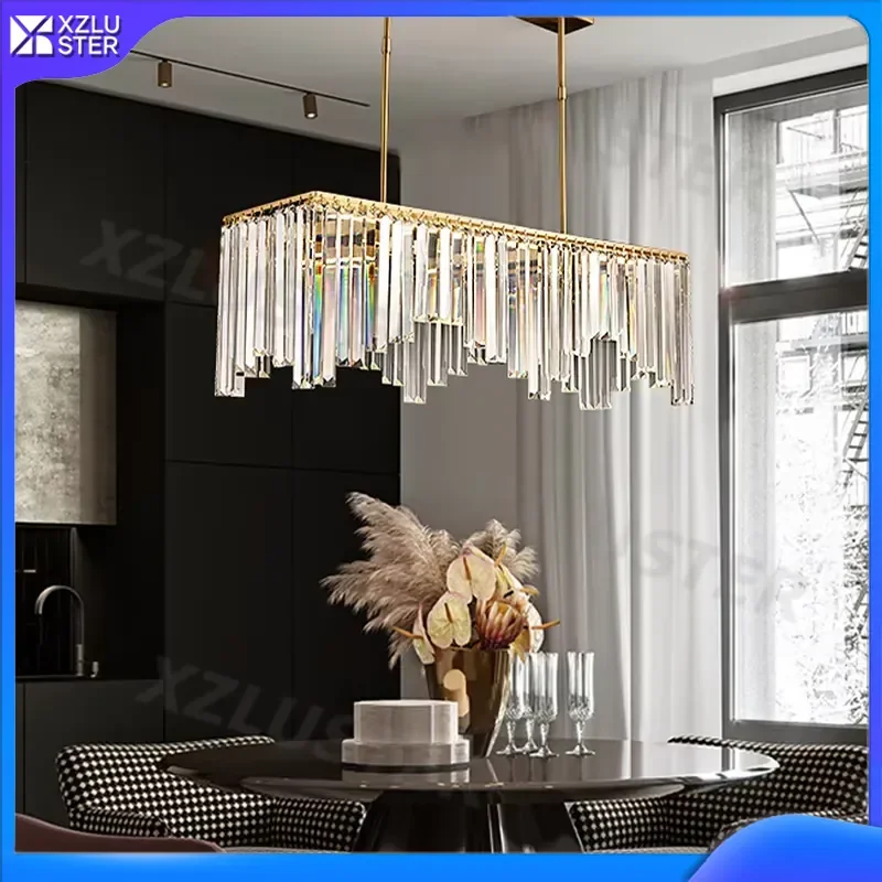 XZLUSTER European Luxury Crystal Chandelier Copper LED Ceiling Lamp For Living Room Dining Room Bedroom Study Hotel Lobby
XZLUSTER European Luxury Crystal Chandelier Copper LED Ceiling Lamp For Living Room Dining Room Bedroom Study Hotel Lobby