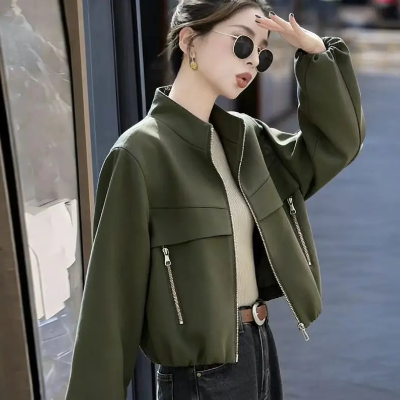 New Jacket Ladies 2026 Spring Autumn Loose High-Quality Coat Women's Korean Outerwear Casual Joker Overcoat Fashion Short Tops
New Jacket Ladies 2026 Spring Autumn Loose High-Quality Coat Women's Korean Outerwear Casual Joker Overcoat Fashion Short Tops