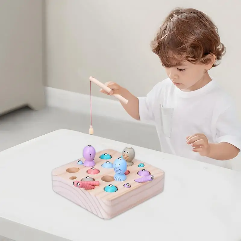 Toddler Fishing Game Wooden Fish Catching Game Education Tool For Over 2 Years Old Kids Interactive Play Activities Teaching
Toddler Fishing Game Wooden Fish Catching Game Education Tool For Over 2 Years Old Kids Interactive Play Activities Teaching