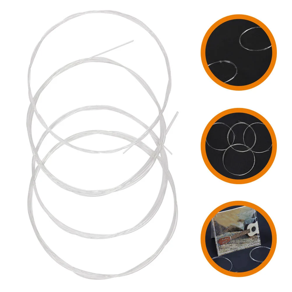 4 Pcs Nylon Ukulele Strings Durable Transparent U103 Set Instrument Accessories Long Term Use Excellent Performance
4 Pcs Nylon Ukulele Strings Durable Transparent U103 Set Instrument Accessories Long Term Use Excellent Performance