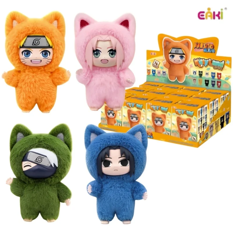 Original Eaki Naruto V3 Kitten Land Series Blind Box Pajamars Plush Vinyl Doll Action Figures Neji Hyuga Gaara Surprise Toys new
Original Eaki Naruto V3 Kitten Land Series Blind Box Pajamars Plush Vinyl Doll Action Figures Neji Hyuga Gaara Surprise Toys new