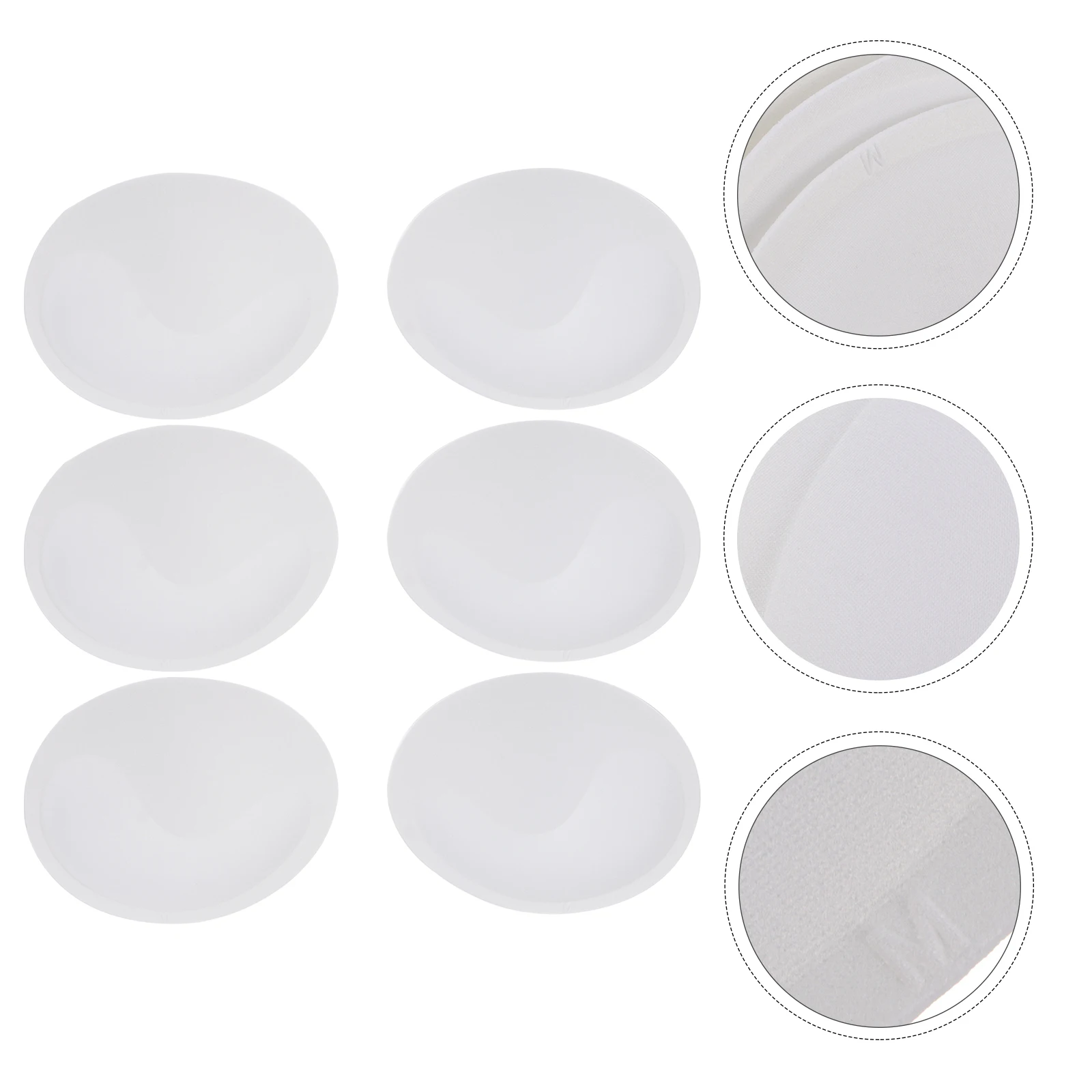 3 Pairs Bra Chest Pad Sponge Milk Silk Fabric Push Cotton Round Inserts White M Size
3 Pairs Bra Chest Pad Sponge Milk Silk Fabric Push Cotton Round Inserts White M Size