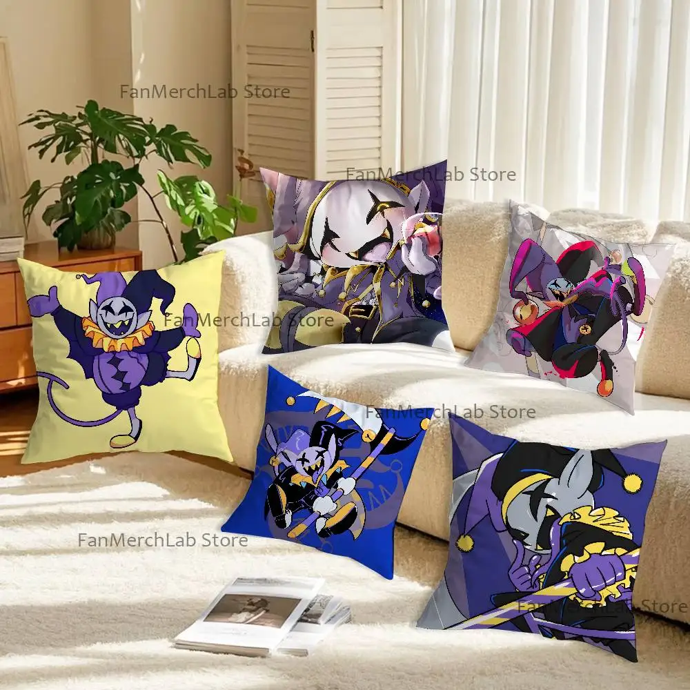 D-DeltaruneS Game J-Jevil Pillow Case Ultra Soft Skin Friendly Fabric Cloud Like Comfort & Concealed Zipper
D-DeltaruneS Game J-Jevil Pillow Case Ultra Soft Skin Friendly Fabric Cloud Like Comfort & Concealed Zipper