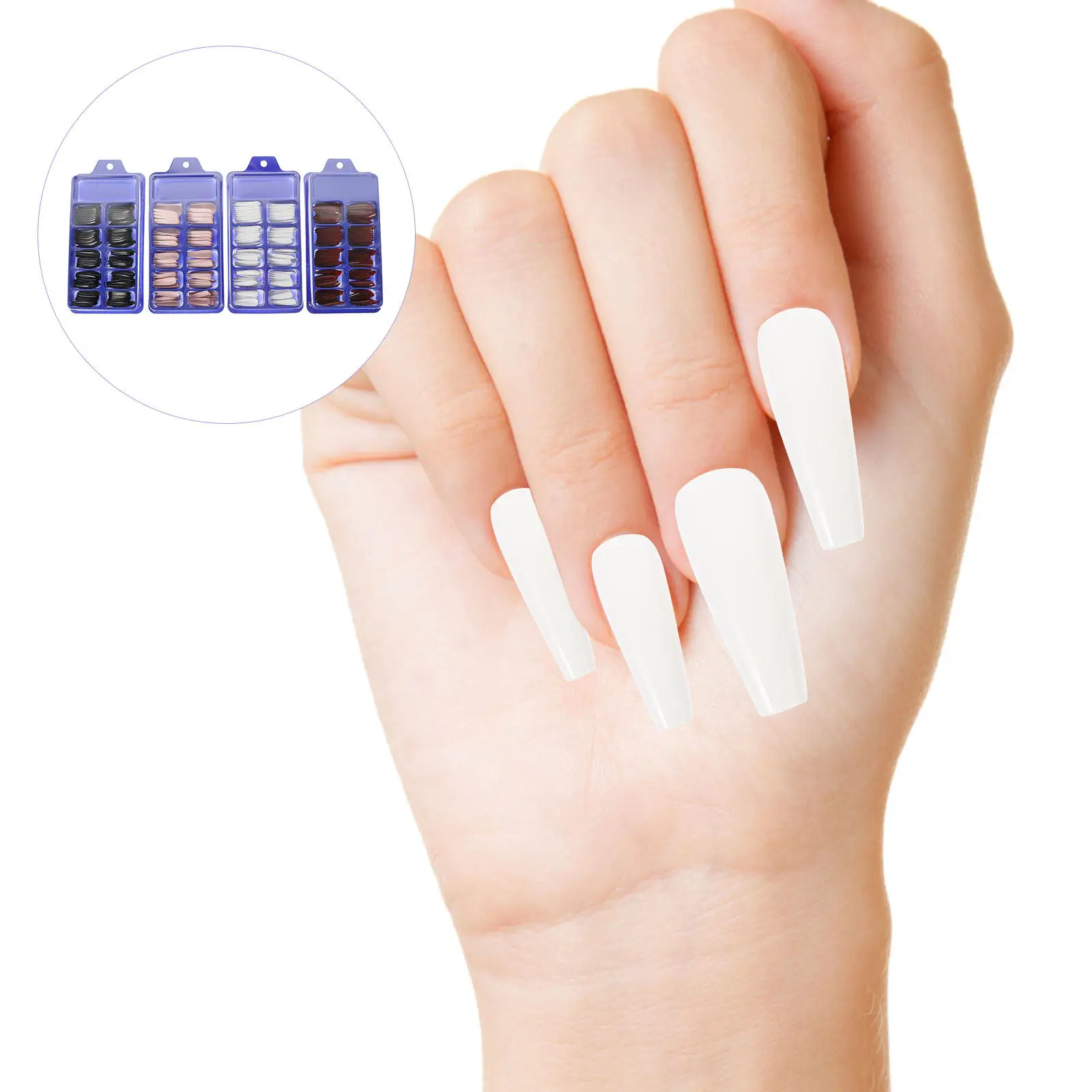 400 Pcs Artificial Nails French Ballet Tips Fake False Fingernails for Little Cover
400 Pcs Artificial Nails French Ballet Tips Fake False Fingernails for Little Cover