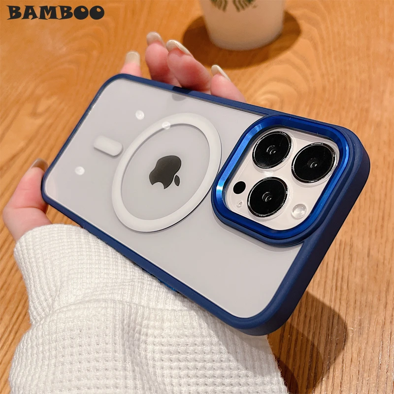 Luxury Magsafe Magnetic Wireless Charging Case For iPhone 13 12 11 Pro Max Soft Silicone Bumper Transparent Acrylic Cover Fundas
Luxury Magsafe Magnetic Wireless Charging Case For iPhone 13 12 11 Pro Max Soft Silicone Bumper Transparent Acrylic Cover Fundas