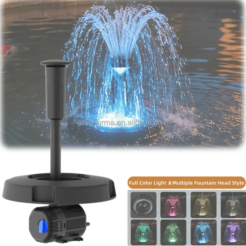 New fountain, a variety of fountain head styles, suitable for garden landscaping and koi pond oxygenation
New fountain, a variety of fountain head styles, suitable for garden landscaping and koi pond oxygenation