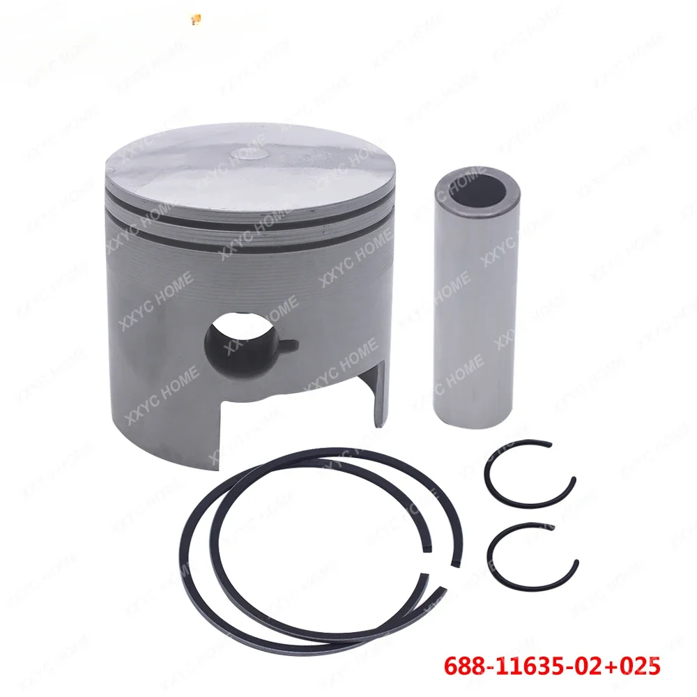 688-11635 Piston Kit And 688-11604 Piston Ring +025 For Outboard Parts 2T 75HP 85HP 90HP Parsun T85 Oversize
688-11635 Piston Kit And 688-11604 Piston Ring +025 For Outboard Parts 2T 75HP 85HP 90HP Parsun T85 Oversize