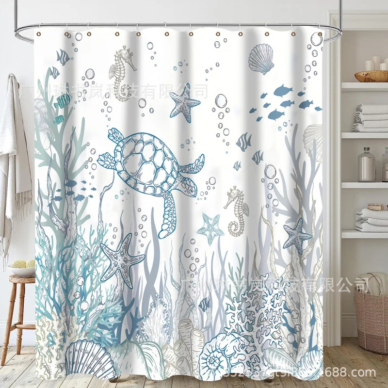 Лидер продаж, морская занавеска для душа, полиэстер, водонепроницаемая, устойчивая к плесени занавеска для душа, четырехсекционная подвесная занавеска для ванной комнаты
Лидер продаж, морская занавеска для душа, полиэстер, водонепроницаемая, устойчивая к плесени занавеска для душа, четырехсекционная подвесная занавеска для ванной комнаты