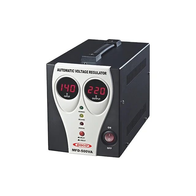 Digital Display 500VA Automatic Voltage Regulator/home use Stabilizer with Microprocessor Control
Digital Display 500VA Automatic Voltage Regulator/home use Stabilizer with Microprocessor Control