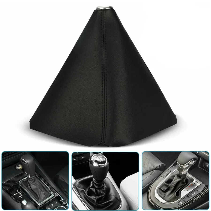 Universal Auto Car PVC Leather Shift Knob Shifter Boot Cover Black Shift Knob Cover Gearbox Handle Protection Gear Shift Cover
Universal Auto Car PVC Leather Shift Knob Shifter Boot Cover Black Shift Knob Cover Gearbox Handle Protection Gear Shift Cover