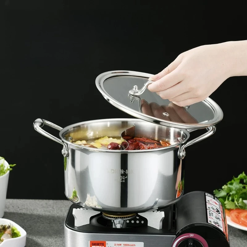 LMM single mandarin duck hot pot stainless steel small hot pot one person one pot commercial self-service small shabu
LMM single mandarin duck hot pot stainless steel small hot pot one person one pot commercial self-service small shabu