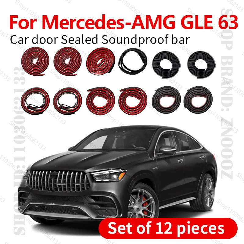 For Mercedes-AMG GLE 63 Car Door Seal Strip Rubber Double Layer Sealing Protector Soundproof Dustproof Seal Strip 12PCS Set
For Mercedes-AMG GLE 63 Car Door Seal Strip Rubber Double Layer Sealing Protector Soundproof Dustproof Seal Strip 12PCS Set
