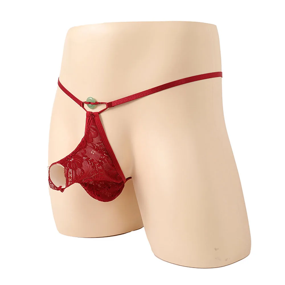 Men Pouch Underwear Lace Low Rise G-String T-Back Thong Sissy Briefs Underwear Sexy Lingerie Panties Male Inmitate Lingerie
Men Pouch Underwear Lace Low Rise G-String T-Back Thong Sissy Briefs Underwear Sexy Lingerie Panties Male Inmitate Lingerie