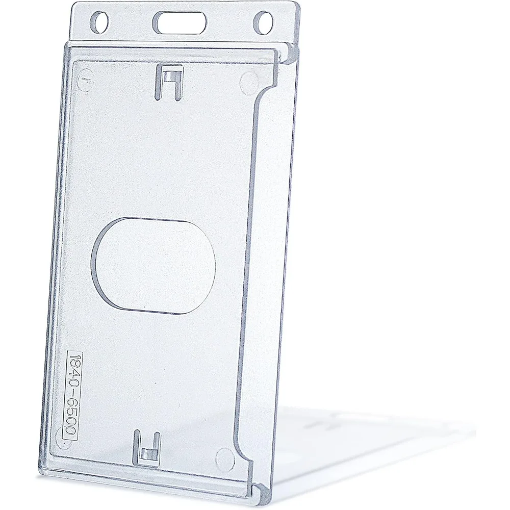 50 Pack Frosted Clear Vertical Hard Plastic ID Card Holders- Rigid Plastic ID (50), Place Cards
50 Pack Frosted Clear Vertical Hard Plastic ID Card Holders- Rigid Plastic ID (50), Place Cards